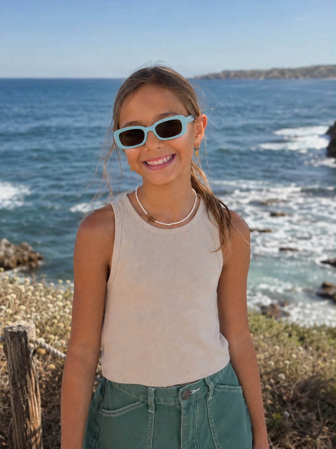 The Sea Glass — Mint Sunglasses for kids