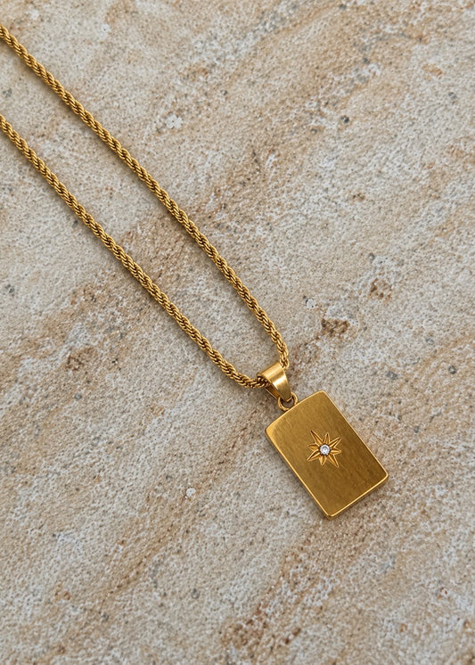 The North Star — Gold Pendant Necklace
